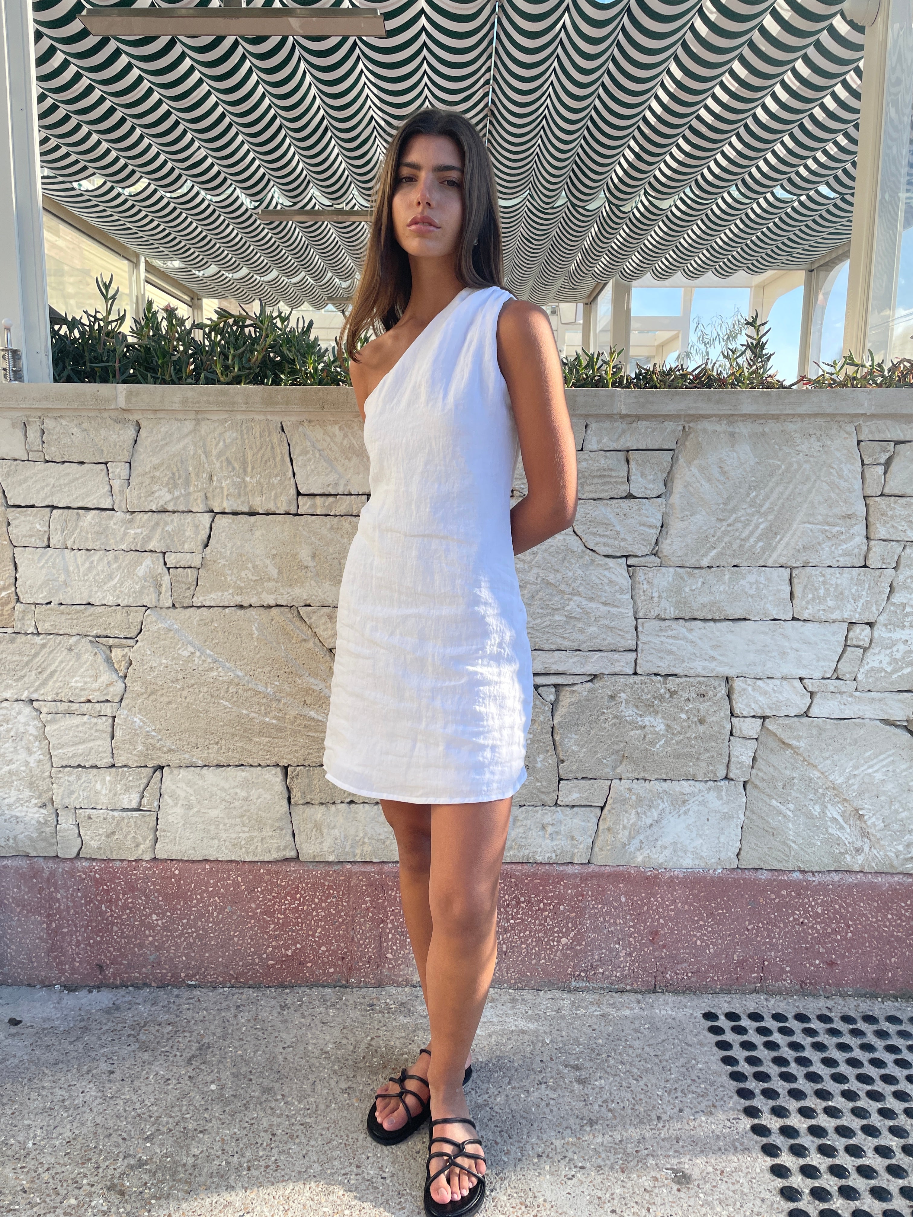 Sorrento Dress White